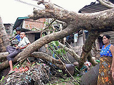 Ciclone Nargis in Birmania