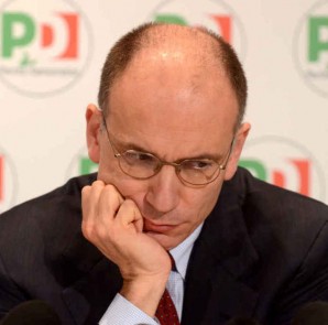 Letta tra lincudine Renzi e il martello Berlusconi