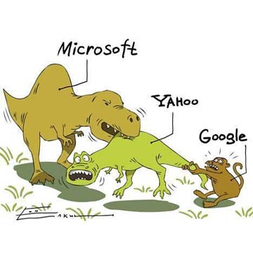 Google contro Microsoft, scontro tra titani