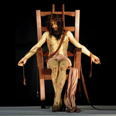 Cristo sulla sedia elettrica. L'arte shocking 