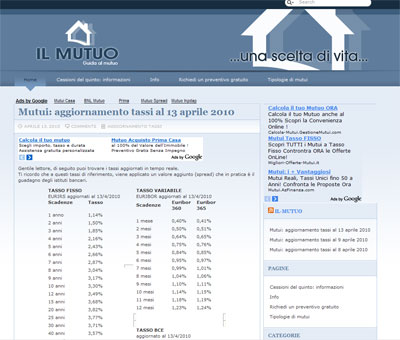 Il blog per il tuo mutuo. Con il-mutuo.it sei tu a scegliere