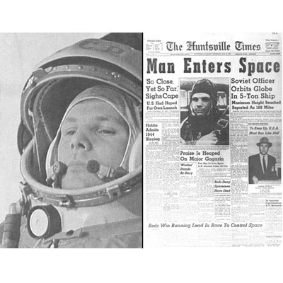 12 Aprile 1961, Yuri Gagarin primo uomo nello spazio  