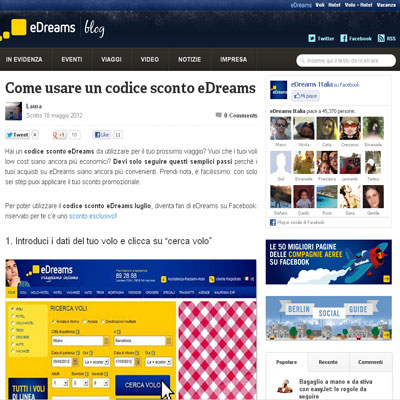 Il mondo dei viaggi e le relative promozioni