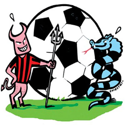 Milan-Inter, il derby d'Italia, quest'anno sarà in tono minore