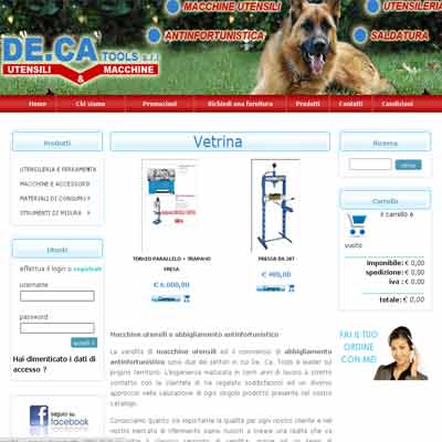 De. Ca. Tools, macchine utensili nuove e usate