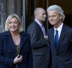 Marine Le Pen e Geert Wilders, uniti per scardinare l'Europa e l'euro